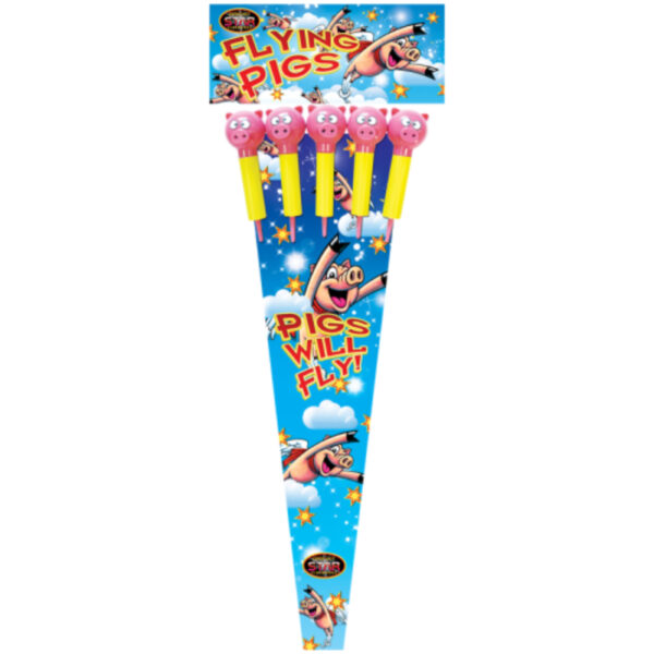 Bright Star - Flying Pigs Rocket - Fireworkmart