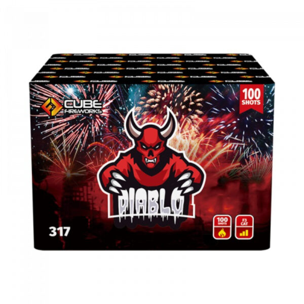 Cube Fireworks - Diablo - Fireworkmart