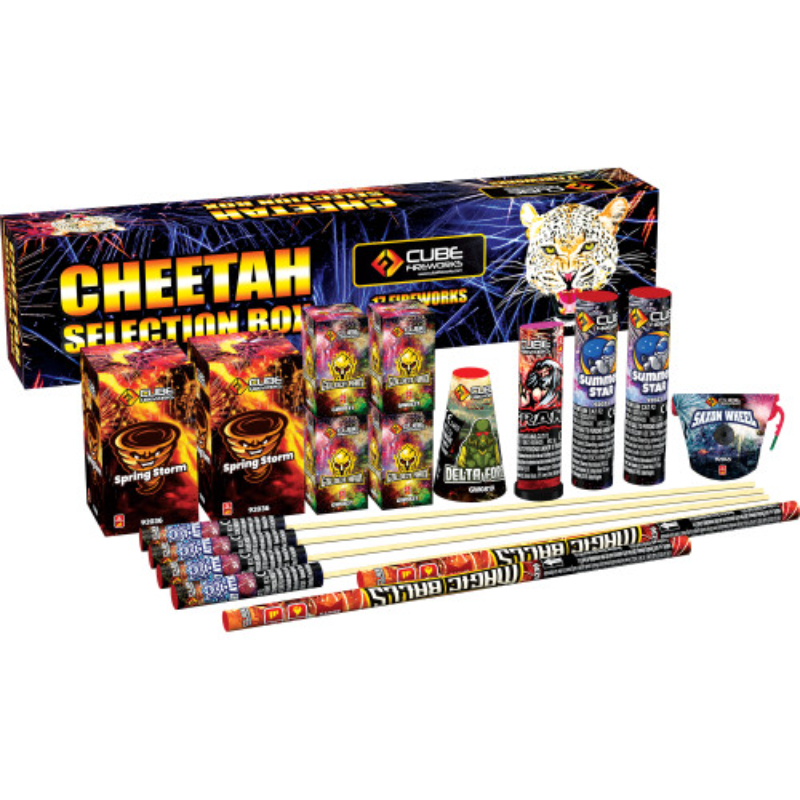 Cube Cheetah Box - Firework Mart 2024